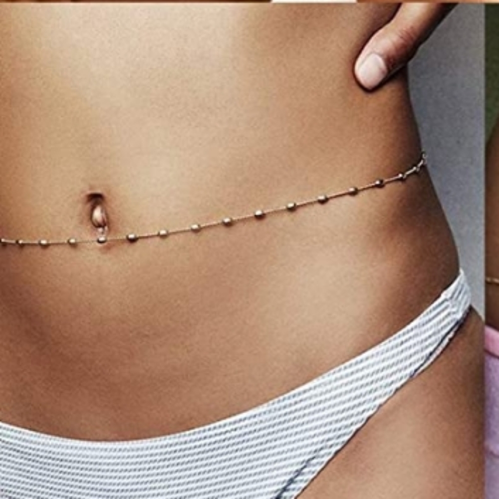 💫Crystal+Gold Body Chain - Picture 4 of 9